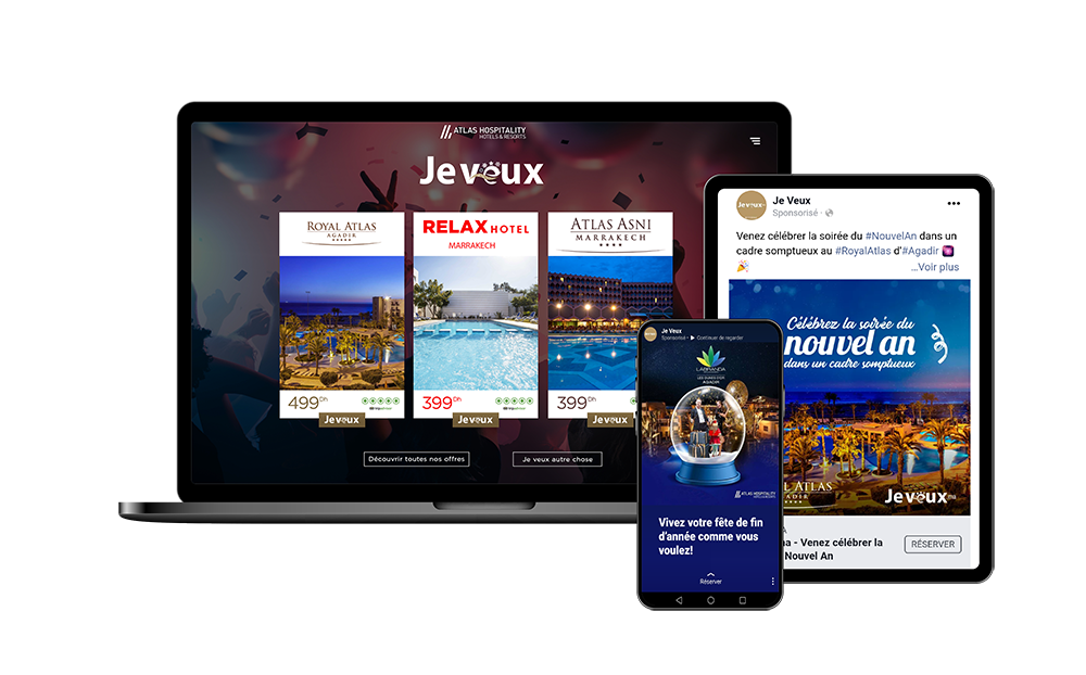 Mockup site JeVeux